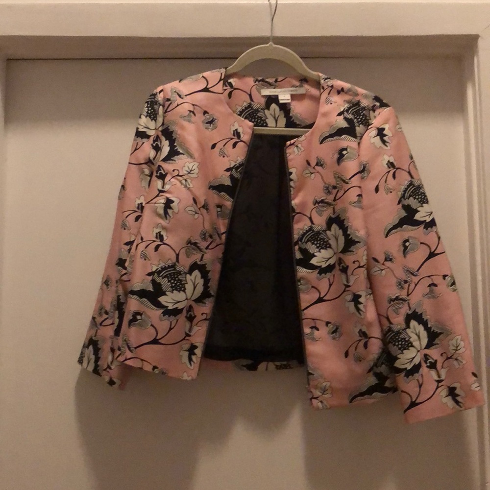 DVF printed blazer